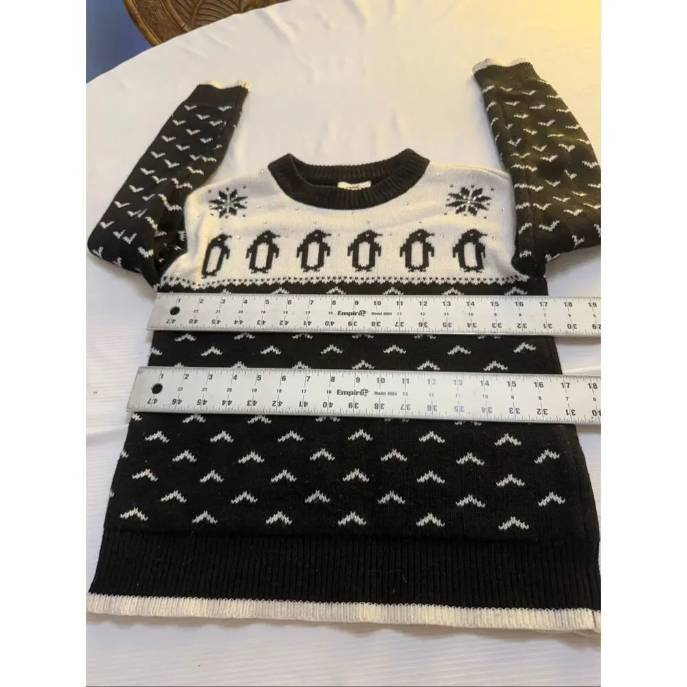 Kate Spade Women’s Broome Street Penguin Intarsia Sweater Size XS